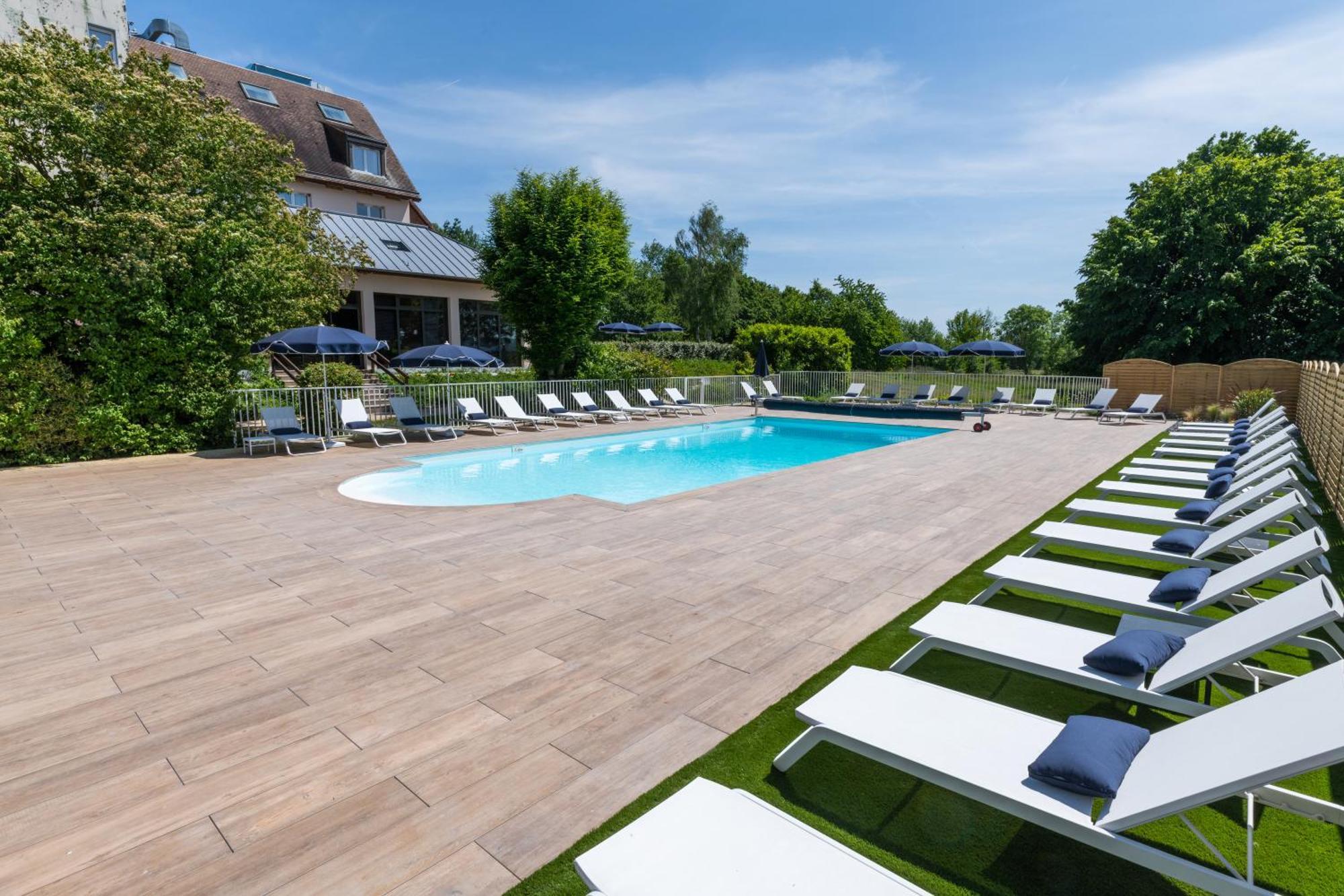 Hotel Les Jardins De Deauville Saint-Martin-aux-Chartrains Dış mekan fotoğraf